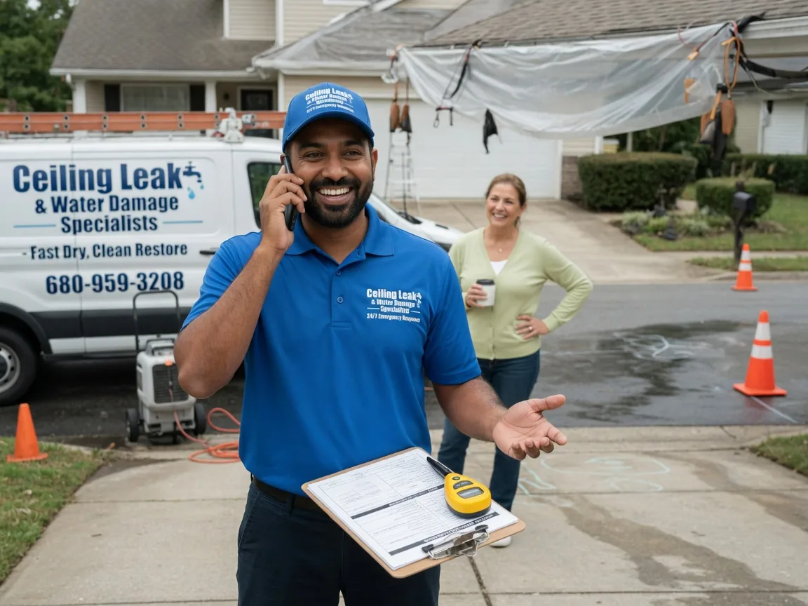 Ceiling Leak Cleanup Leiters Ford, IN FAQs